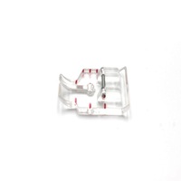 5Pcs 1/4 Inch Quilting Patchwork Transparent Presser Foot For Low Shank Sewing Machine
