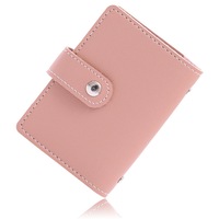 5Pcs 26 Card Slots Leather Wallet Anti-Theft Brush Shield Nfc/Rfid Card Holder