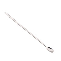 5Pcs 304 Stainless Steel Korean Fruit Forks Long Handle Salad Dessert Cocktail Fork Spoon Three Time Serving Pickle Dinnerware