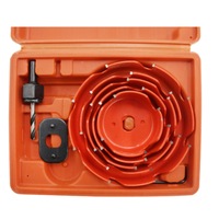 5Pcs Carbide Tip Woodworking Hole Saw Cutter 64-127Mm For Wood Pvc Board And Plastic Plate