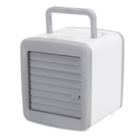 5V Usb Portable Mini Air Conditioning Fan Silent Humidifier 7 Led Cooler Cooling System