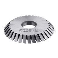 60*6*36T Hss Cutting Saw Blade Single Face Toothed Circular Saw Blade Cutting Blade