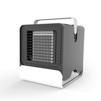 3 In 1 Air Cooler Humidifier Purifier Brushless Desktop Cooling Fan Black