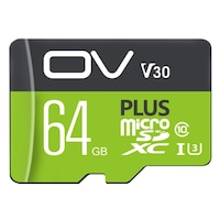 64Gb V30 Plus Black-Green High Speed Class 10 Tf (Micro Sd) Memory Card