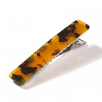 7 Pcs Women Acetate Long Barrettes Elegant Hairpins Hair Accessories