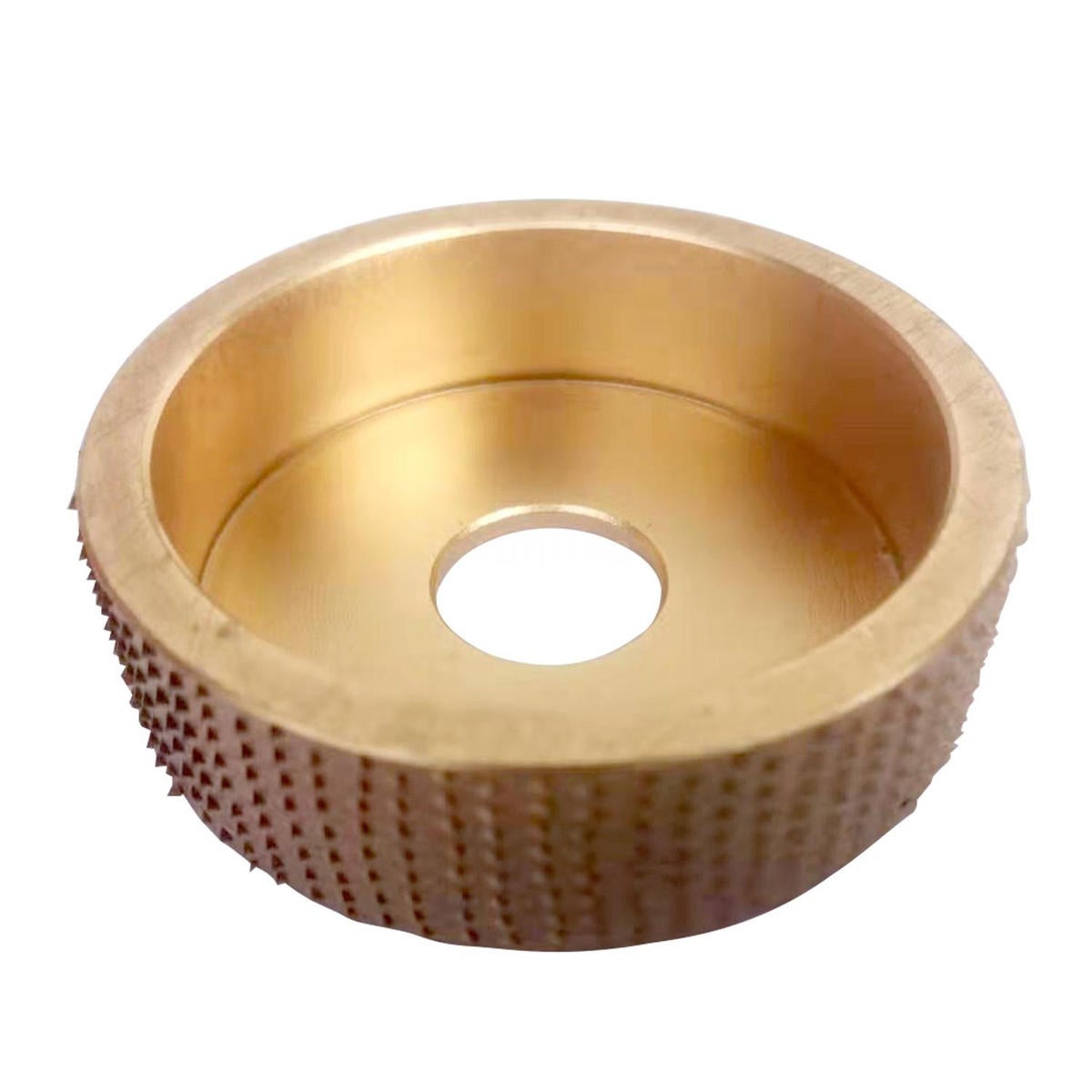 75mm Carving Disc 16mm Bore Steel Grinding Wheel Sanding Abrasive Rotary Tool for Angle Grinder GOLD COLOR