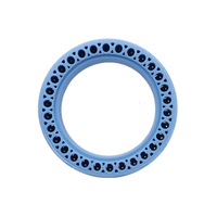 8.5 Inch Electric Scooter Wear-Resistant Shock-Absorbing Decorative Pattern Tire Honeycomb Solid Suitable For Xiaomi Mijia M365(Blue)
