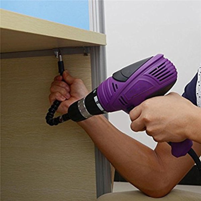 Buy 8 In 1 Flexible Screwdriver Drill Bit Extender Snake Screw Driver