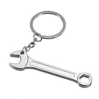 8 Pcs Mini Tool Model Wrench Socket Key Chain Ring