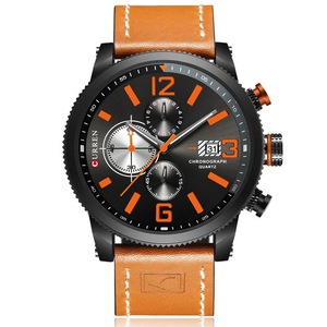8281 Working Little Dials Chronograph Quartz Watch Waterproof Sport Men