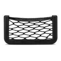 8PCS Car Net Pockets 14.5*8.5cm Automotive Storage String Bag with Adhesive