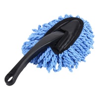 8Pcs Sl-915 Car Dash Duster Washable Microfiber Interior And Exterior Surface Cleaner Wax Treated Professional Detailing Tool Size: 30Cm(Blue)