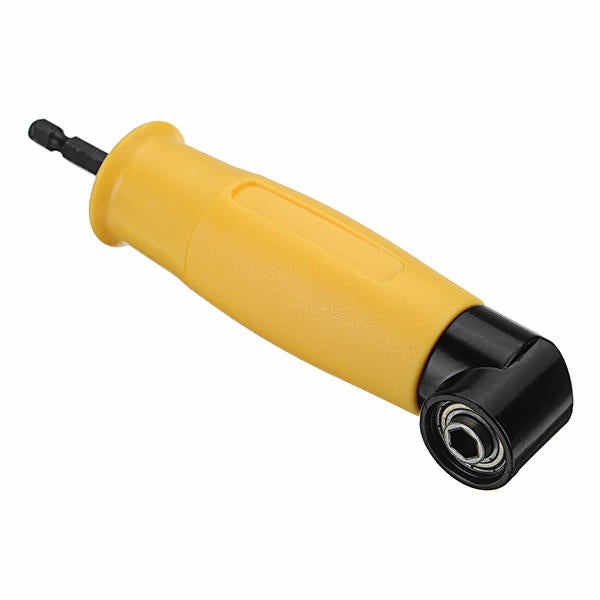 90 Degree Angled Electric Drill Right Angle Driver Reversible Ratchet Screwdriver Adapter