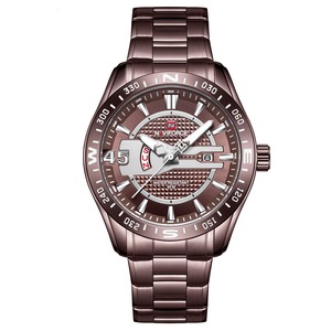 9157 Business Style Men Wristwatch Waterproof Calendar Quartz Watch