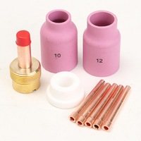 9Pcs 1/8Inch Tig Welding Torch 17/18/26 Tak19 Large Gas Lens Accessory Kit