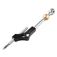 Adjustable 100Mm Height Dual Bend Stainless Steel Short Shifter For Honda Civic