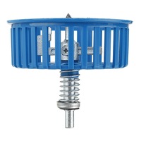 Adjustable 20-94Mm Circle Hole Saw Cutter With Protective Cover For Wood Ceramic Tile Blue
