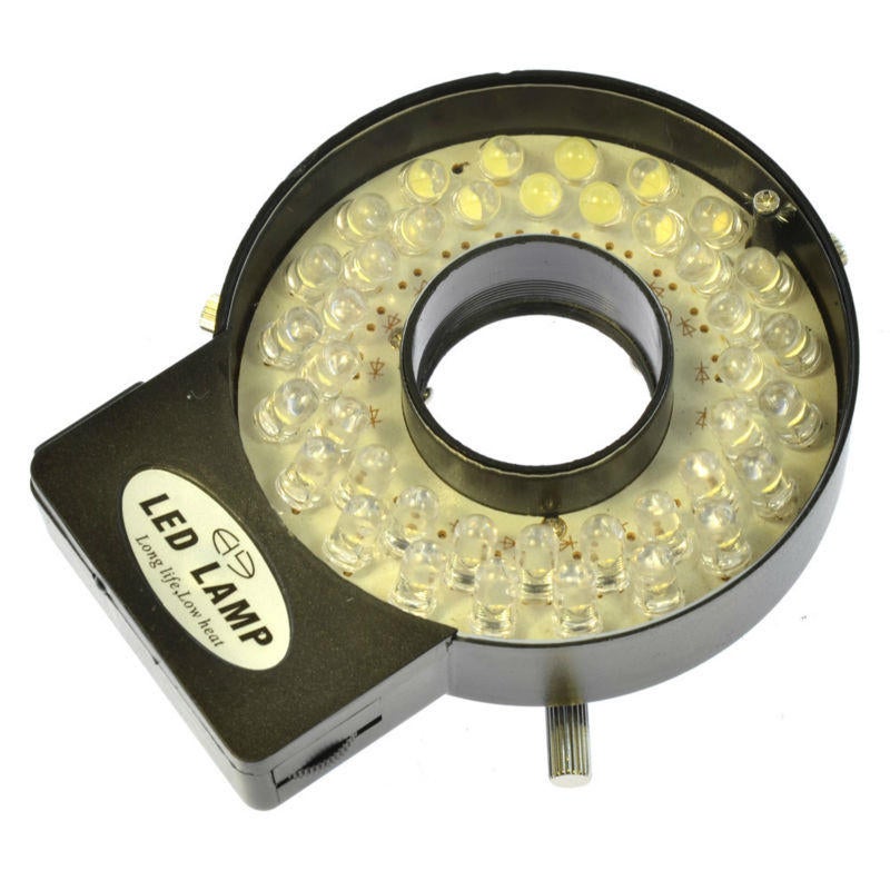 Adjustable 40 Led Ring Light Illuminator Lamp For Industry Stereo Microscope With Magnifier Adapter