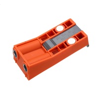 Adjustable Abs Plastic 9.5Mm Pocket Hole Jig Drill Guide with Screwdriver Bit