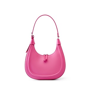 Advanced PU Leather Half Moon Bag Fashion Crescent Underarm Bag New PU Leather Casual One Shoulder Crossbody Bag