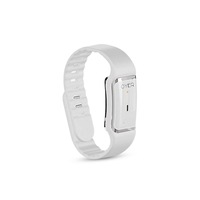 Anti-Wave Electronic Ultrasonic Wristband Mosquito Dispeller Silicone Smart Chip White
