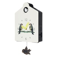 Antique Wooden Cuckoo Clock Bird Time Bell Swing Alarm Wall Home Decorations