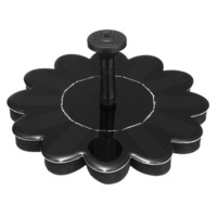 As50A1 Solar Panel Fountain Pump Kit 1.4W 5V Pool Pond Watering Submersible Petals