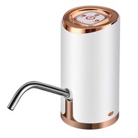 Auto Usb Wireless Electric Pump Dispenser Drinking Switch Spigot Gallon Water Bottle Gold