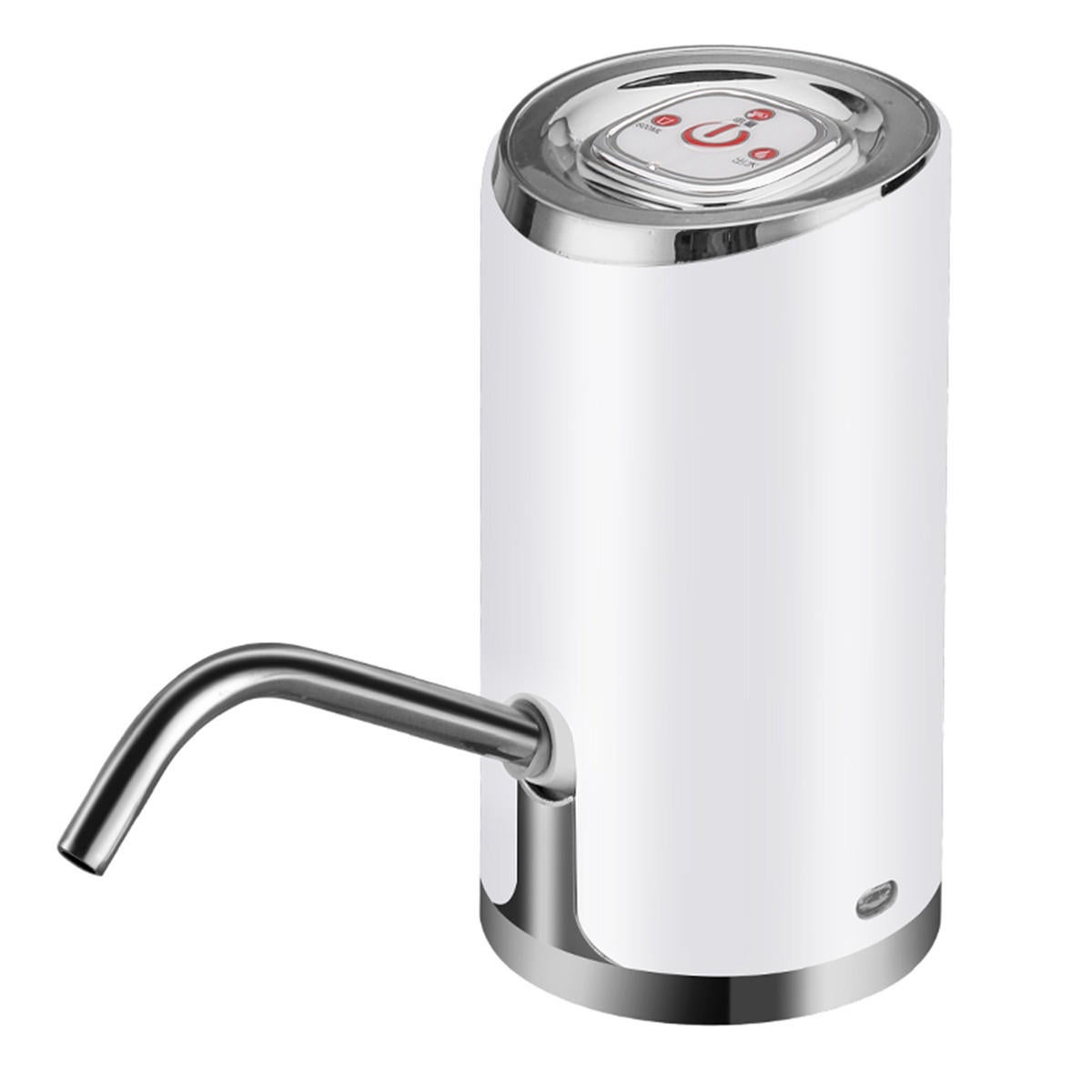 Auto Usb Wireless Electric Pump Dispenser Drinking Switch Spigot Gallon Water Bottle Silver