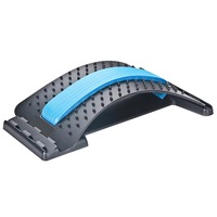 Back Massager Magic Stretcher Lumbar Support Spine Waist Pain Relax Fitness Tool