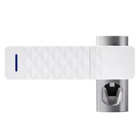 Bathroom Wall Hanging Toothbrush Holder With Uv Sterilization Clean Function Toothpaste Squeezer