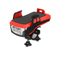 Bike Motorbike Led Lamp Light Power Bank Phone Holder For Smart Phone For Iphone Xiaomi Huawei