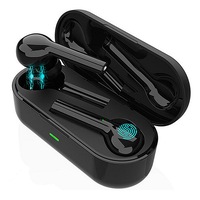 [Bluetooth 5.0] Js18 Tws Wireless Stereo Freebud Earphone Graphene Driver Noise Cancelling Smart Touch Binaural Call Headphone For Xiaomi Huawei Black