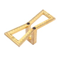 Brass Dovetail Scriber Woodworking Crossed Templates Drawing Line Tool