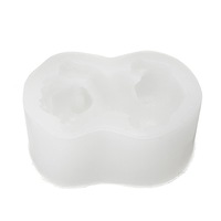 Bull Dog Silicone Soap Mold Animal Chocolate Model Cake Mould Decor Diy Baking Tool