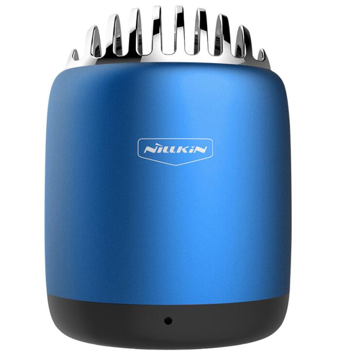 Bullet Mini Stereo Wireless Bluetooth Speaker Support Hands-Free and Remote Photography (Blue)