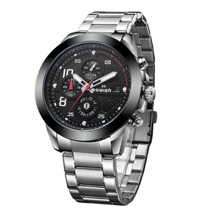 Business 3Atm Waterproof Luminous Date Display Chronograph Men Quartz Watch