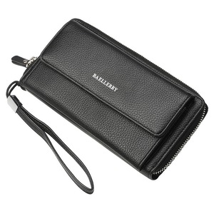 Business Casual Multi Card Holder Wallet Clutch Bag Phone Bag For Men Black