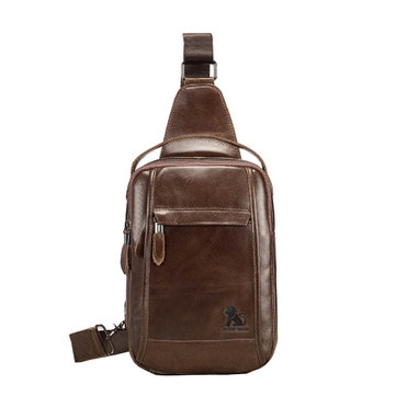 Buy Business Men Leather Crossbody Bag - MyDeal