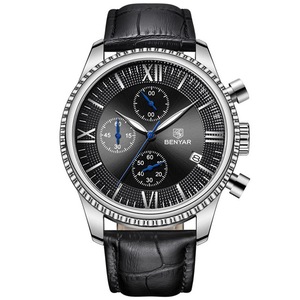 By029 Business Men 3Atm Waterproof Luminous Display Calendar Quartz Watch