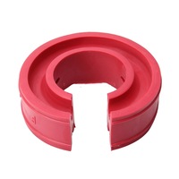4Pcs Car Auto B+ Type Shock Absorber Spring Bumper Power Cushion Buffer Spring Spacing: 38Mm Colloid Height: 72Mm(Red)