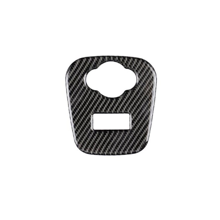 Car Cigarette Lighter Cover Panel Carbon Fiber Decorative Sticker For Bmw Mini Cooper F55 / F56 / F57
