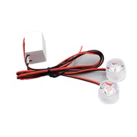 Car / Motorcycle 12 - 85V 1W Strobe Eagle Eye Light (Red Light)