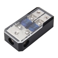 Car Stereo Audio Fuse Holder Insurance 60A 1 In 2 Ways