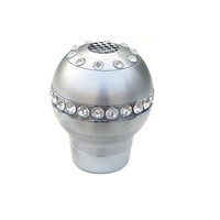 Car Universal Round Shaped Ergonomic Aluminum Manual Gear Shift Knob