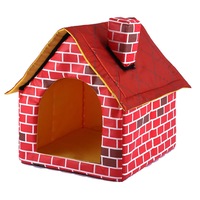 Cat Dog Pet House Bed Travel Mat Sofa Sleeping Nest Kennel Foldable Portable