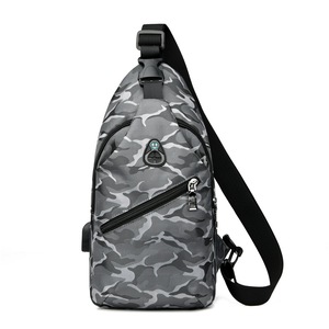 Chest Bag, Outdoor Leisure Bag, Usb Bag, Fashionable Small Shoulder Bag