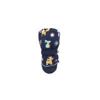Children Sartoon Deer Rabbit Print Pattern Long Sleeves Windproof and Waterproof Ski Gloves