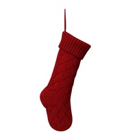 Christmas Gift Bags Knitting Stocking Christmas Decorations For Home Year Gifts Kids Toys Navidad