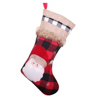 Christmas Ornaments Stockings Big Xmas Stockings Plaid Home Decor With Snow Christmas Decorations For Home Navidad
